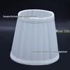 European Style Handmade Pleated Fabric Lampshade for Pendant and Wall Lamps