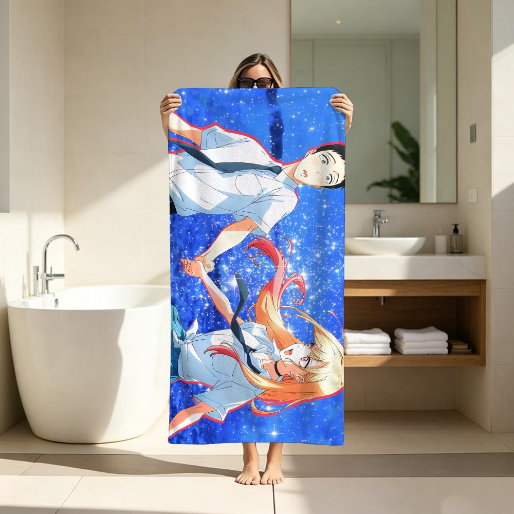 Youth Romance Anime M-My Dress Up Darling Towel Microfiber soft Beach Towel for Travel Fitness Sauna Bathing Camping