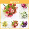 21 Head Artificial Flower Bouquet Featuring High Realistic Appearance And Smooth Material For Home Decor