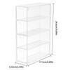 Acrylic Glasses Organizer Clear Sunglass Storage 4-Layer Tabletop Eyeglass Display Case Eyewear Collection Box For Jewelry Watch