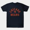 Мужская черная футболка с принтом Chicago-Bears Печать на трансферной бумаге без вырезки Хлопковая футболка