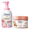 Dove Белый Персик Пена для Душа & Набор Скрабов с Кокосом