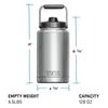 Yeti Rambler Gallon Jug, Vacuum Insulated, Stainless Steel, with Mug Cap, High Desert Clay