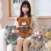 1pc 38cm High Quality Teddy Bear Plush Dolls Super Cute Bow Bears Plush Pillow Stuffed Soft For Children Kids Xmas Gifts