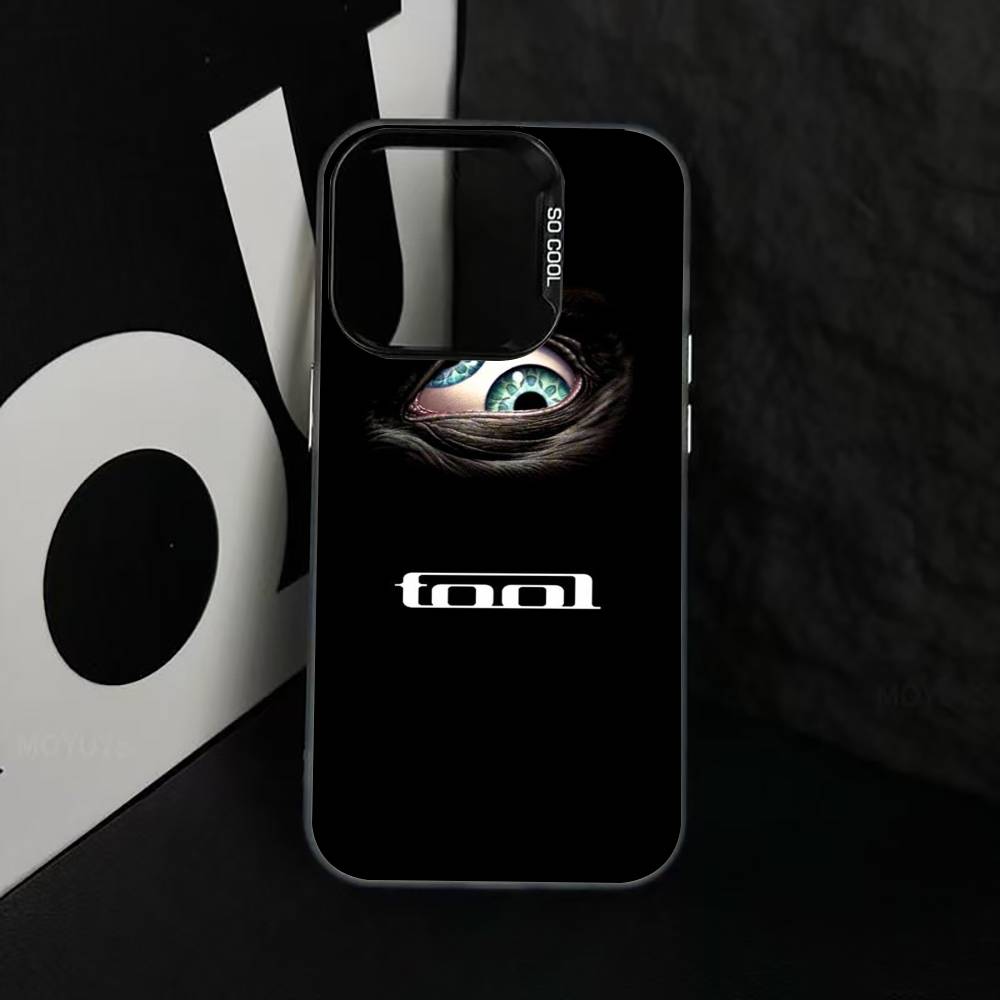 Музыкальный Т-инструмент B-Band R-Rock Чехол для телефона Для iPhone 17,16,15,14,13,12,11 Plus,Pro Max,XS,Красочный Серебряный Чехол для телефона Funda Cover