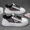 New Men's Fashion Thick-soled Sneakers Heightening Sneakers Youth Trendy Casual Shoes Student Embroidered Canvas Tennis Shoes