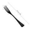1-Piece Mirror Black Cutlery Set 18/10 Stainless Steel Western Food Tableware Sets Butter Fork Spoon Dinnerware