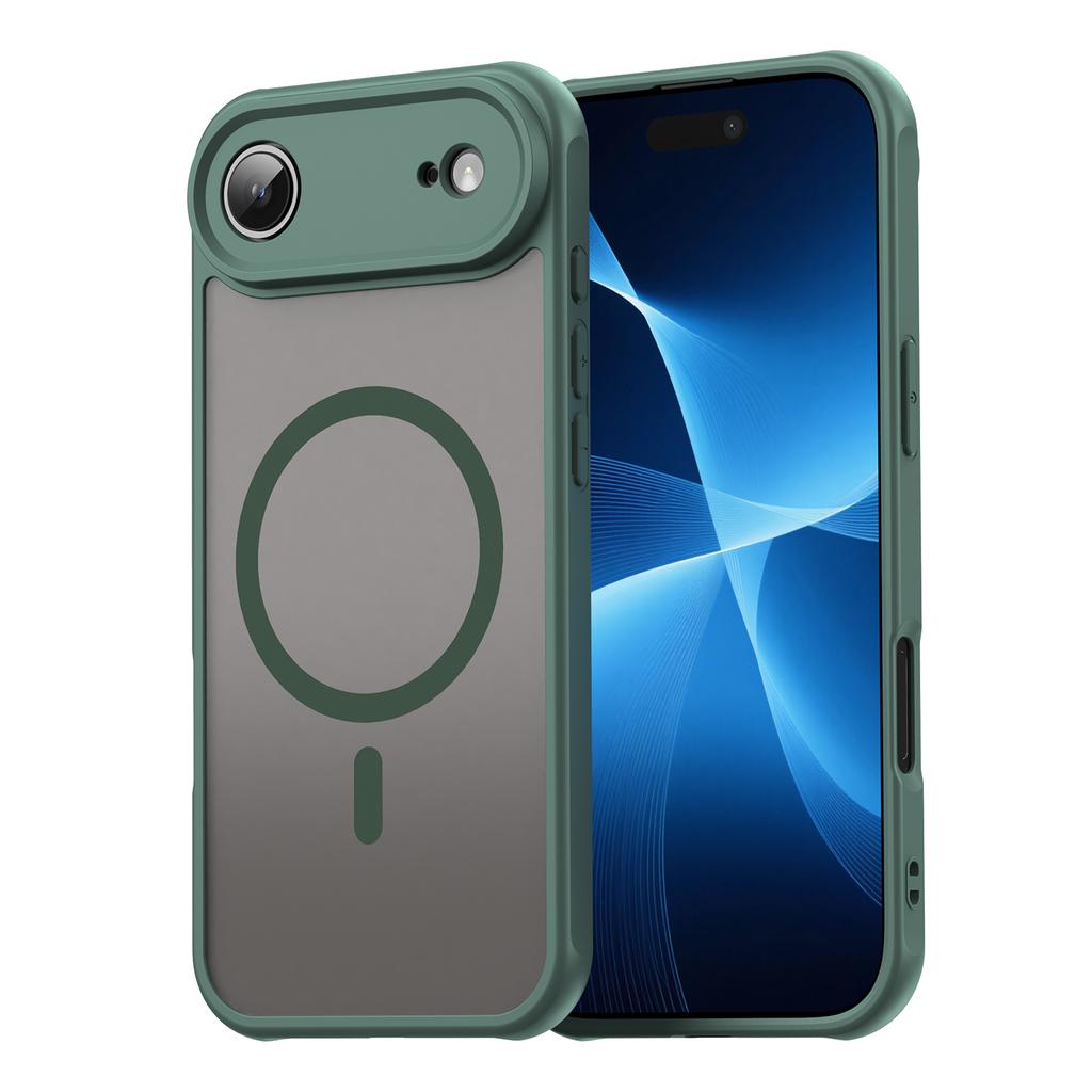 For iPhone 17 Air Matte Case,Compatible with MagSafe Shockproof Protection Translucent Cover For iPhone 17