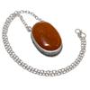Hematoid Gemstone 925 Sterling Silver Gift Jewelry Necklace 20"