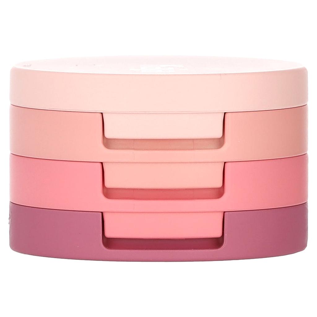 Kaja Beauty Bento, Bouncy Matte & Shimmer Eyeshadow Trio, 07 Glowing Guava, 3 единицы, 0,03 унции (0,09 г) каждый