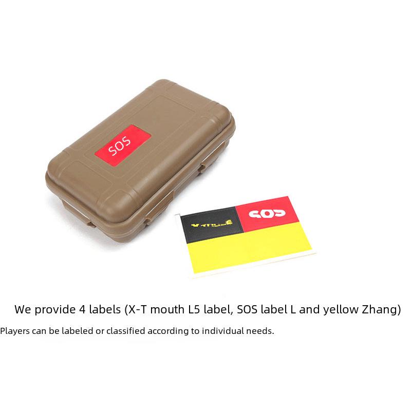 Compact Shockproof, Pressure-Proof, Waterproof EDC Outdoor Survival Storage Box