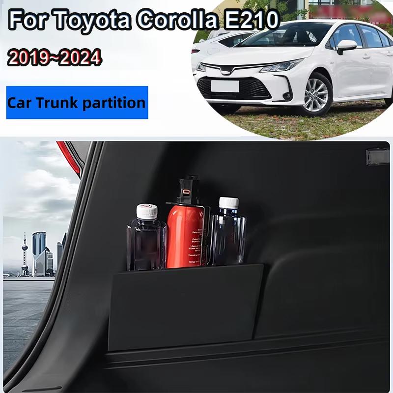 Аксессуары для интерьера автомобиля для Toyota Corolla E210 ~2024 Боковая перегородка для хранения в багажнике автомобиля Многофункциональный ящик для хранения