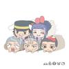 Chugai Mining Golden Kamuy X Sanrio Characters Mochikororin Plush Mascot Type A Boxed Set of 5 Polyester (5 Designs), Approx. 80mm,