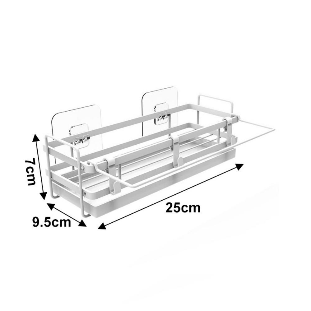 Self-draining Sink Faucet Storage Rack Waterproof Sink Rag Rack Dishcloth Drainer Bathroom