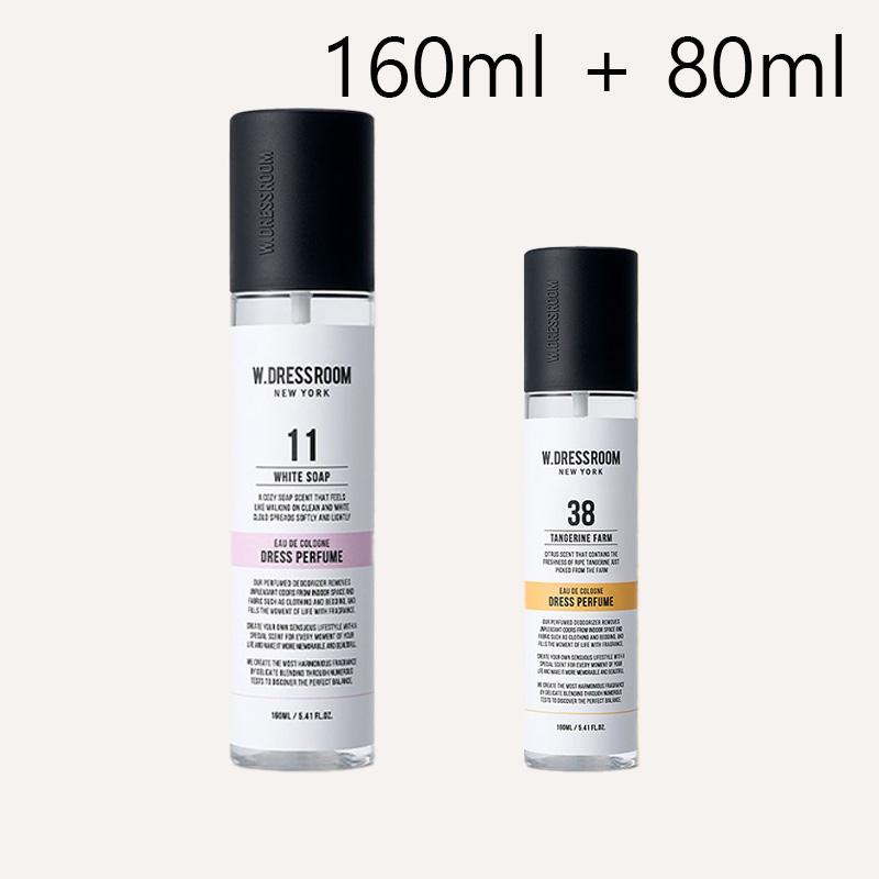 W.DRESSROOM Гипоаллергенные и антибактериальные духи Dress&Living Clear, включая выбор BTS, 160 мл+80 мл (36 вариантов)