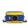 Personalized camera bag 2025 new Korean version fashion color matching trend ins Internet celebrity women messenger box bag pu