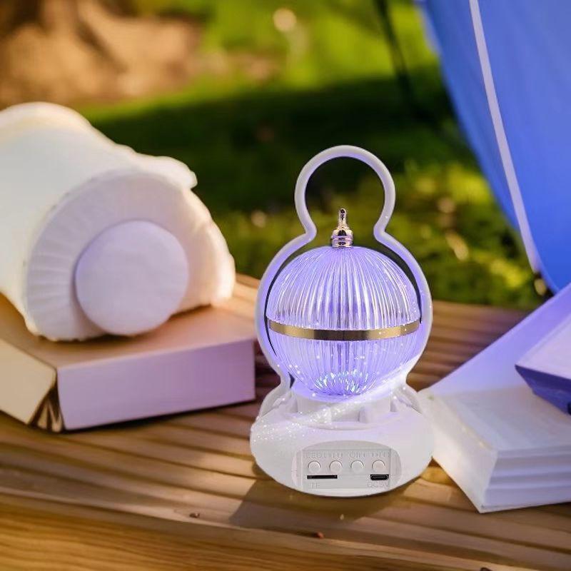Мини Bluetooth-динамик с семицветной подсветкой для кемпинга и дома