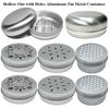 Hollow Out with Holes Aluminum Tin Container 8 Styles Empty Can New Lip Balm Candle Jar