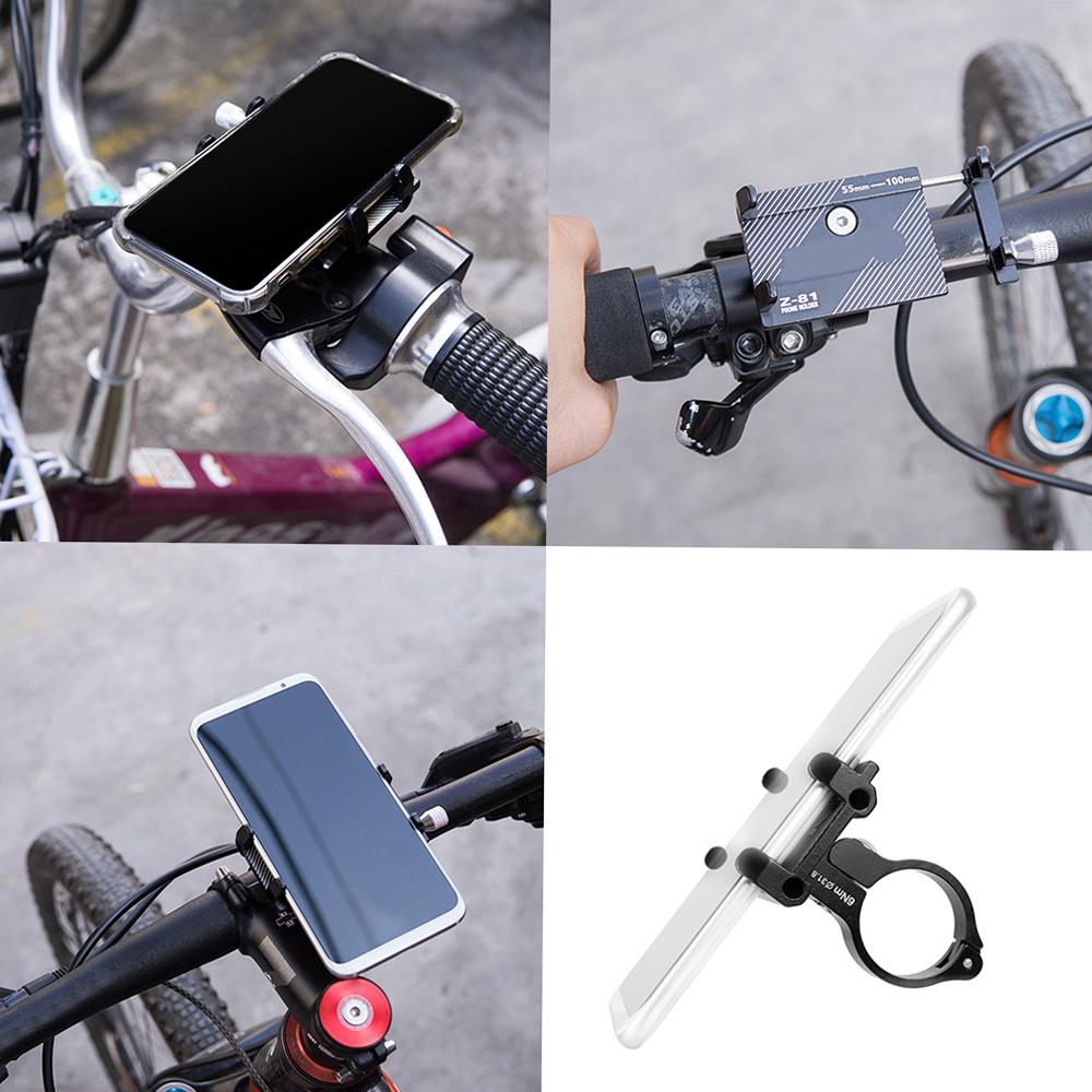 Bicycle Phone Mount Aluminum Alloy Cycling Bike Phone Holder Motorcycle MTB Road Bike Handlebar