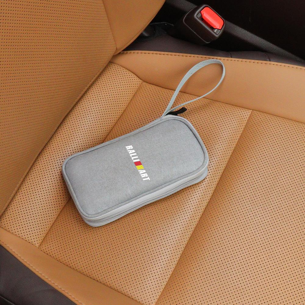 bzdn5 Car Storage Pocket Multi-use Organizer Box Phone Key Stowing Tidying Bags For Mitsubishi Asx Lancer L200 Pajero Sport Attrage