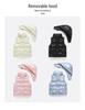 Kids' Hooded Down Cotton Vest: Thickened Sleeveless Jacket for Girls (Autumn/Winter).