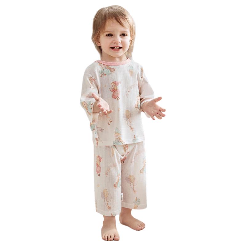JOYNCLEON Baby 100% Cotton 3/4 Sleeve Pajama Set