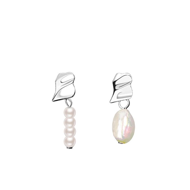 Серьги с жемчугом Легкие роскошные серьги высокого класса Темпераментные серьги Нестандартные серьги Новый тренд