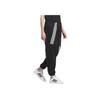 Adidas Striped Cuffed Sports Casual Pants Women Bottoms Black IK7622