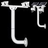 50cm dual arm mount with solar panel compatibility