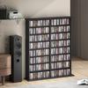16 Compartment Media Shelf Black