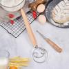 11Pcs/Set Sourdough Bread Baking Tool Kit Oval Rattan Proofing Basket Cloth Liner Danish Whisk Bread Lame Scraper Blade Cover Bread Making Supplies