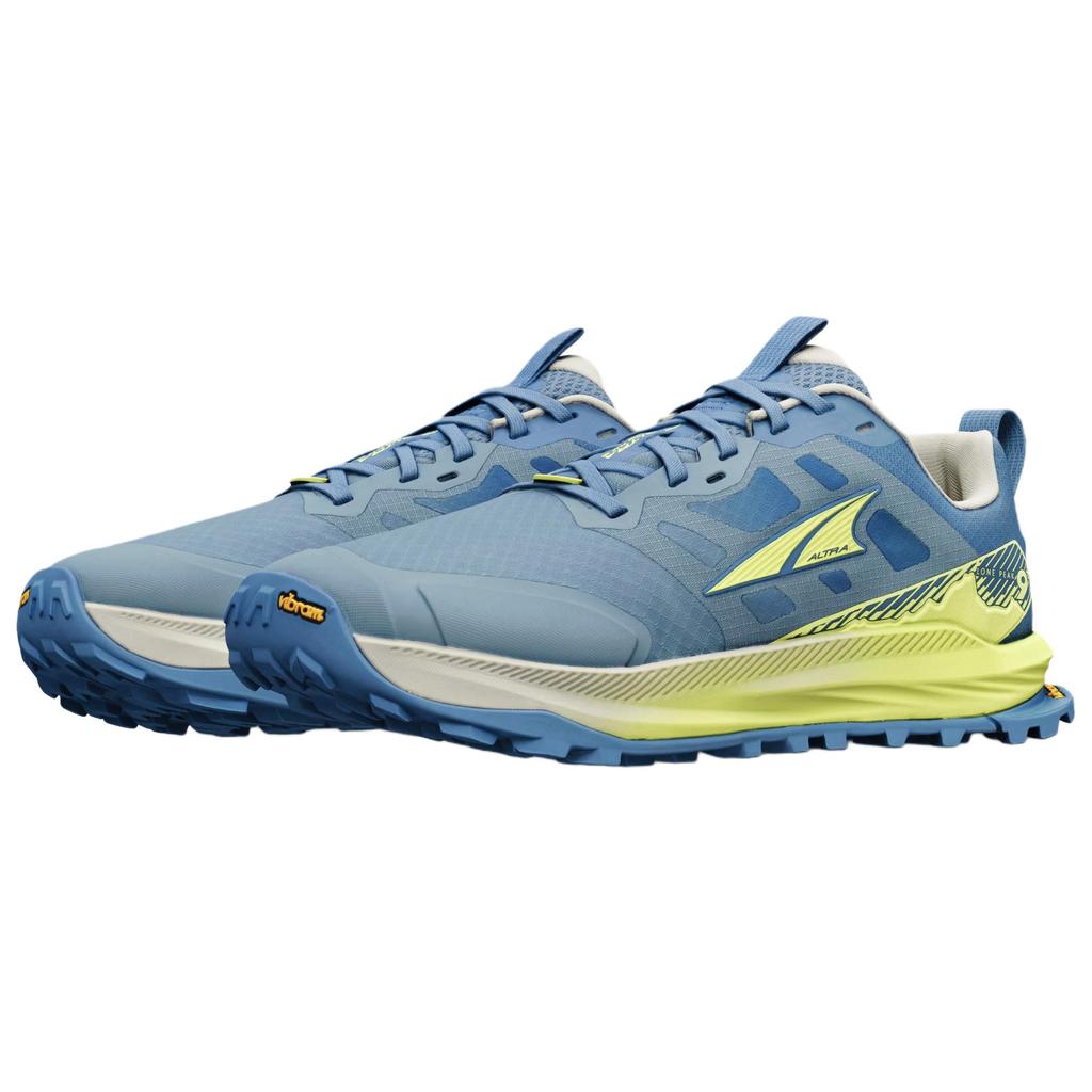 Altra Lone Peak 9+ Удобная посадка Кроссовки для трейлраннинга Женские кроссовки Сине-зеленые AL0A85RH-431