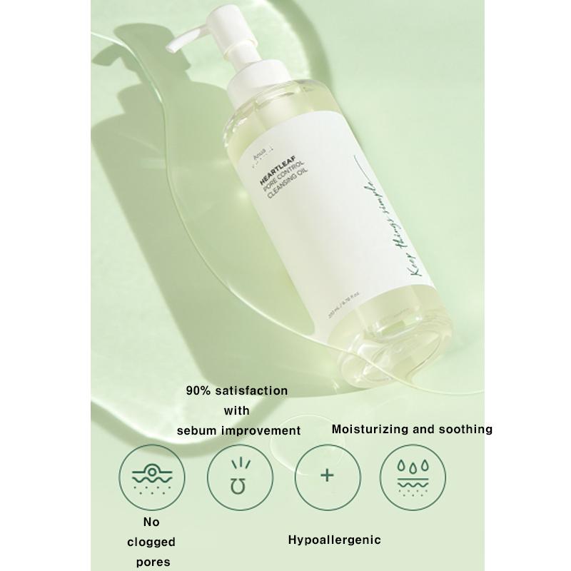 Anua Heartleaf Pore Control Cleansing Oil 200mL (3 Options)
