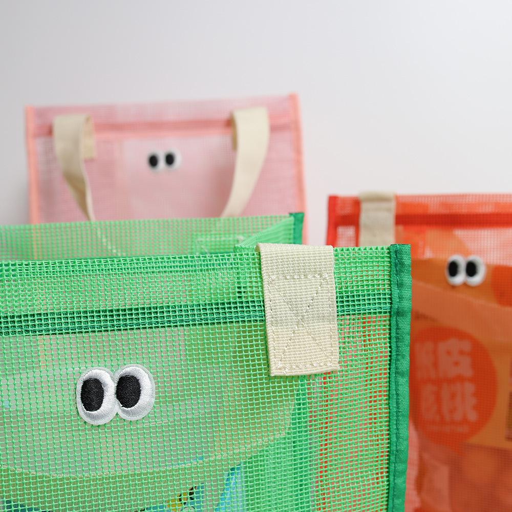 Сетчатая пляжная сумка-тоут - Большая вместимость, Дренажная сумка для хранения купальных принадлежностей и игрушек, Модная сумка