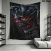 Dark Fantasy Skull Tapestry Tapestry Background Cloth Wallmounted Homestay Soft Decoration Tapestry Work Of Art Background Cloth
