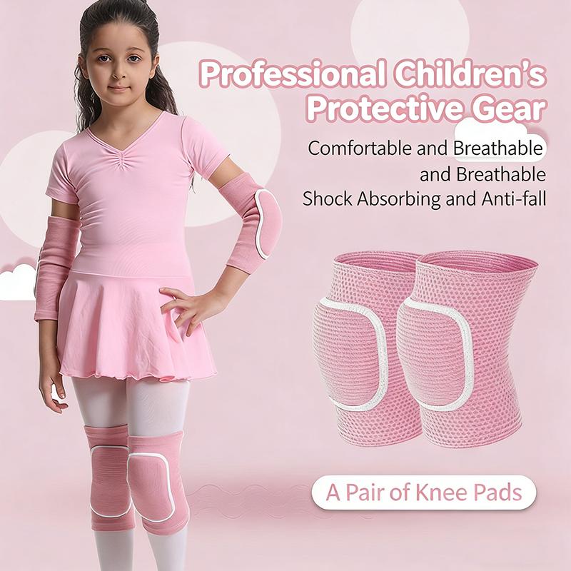 Anti Collision Knee Pads Thickened Sponge Elastic Volleyball Basketball Knee Protector Children Breathable Tennis Knee Covers