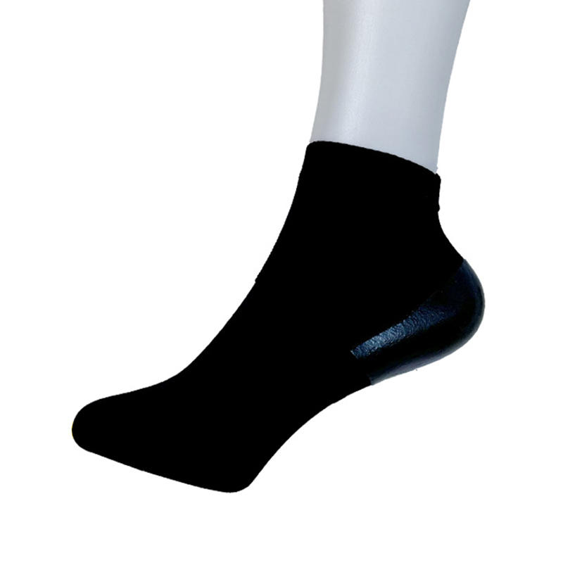 1Pair Heel Protective Cover Foot Heels Socks Silicone Anti-Crack Moisturizing Shoe Pads Unisex Pain Relief Feet Care Sock Black