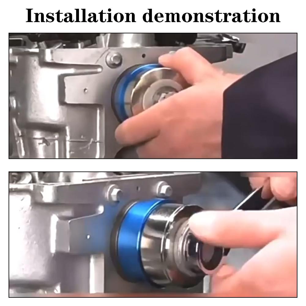 Универсальный 28 - 64 мм съемник сальника коленчатого вала установщик для снятия и установки съемник 22 шт. адаптеров автомобильный ручной сальник коленчатого вала распредвала