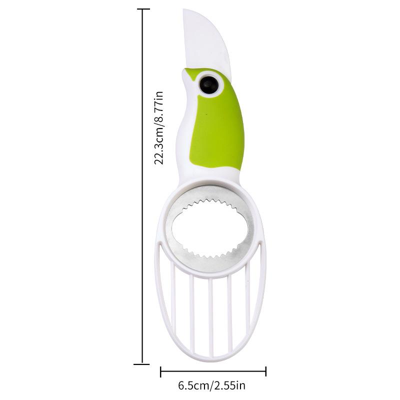 Avocado Knife 3-in-1 Avocado Core Removal and Cutting Tool Crocodile, Pear Slicer Separators, Core Removal and Peeling Device