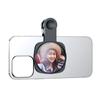 HD Lens Phone Rear Camera Selfie Mirror Clip-on Anti Peeping Mirror  Live Streaming