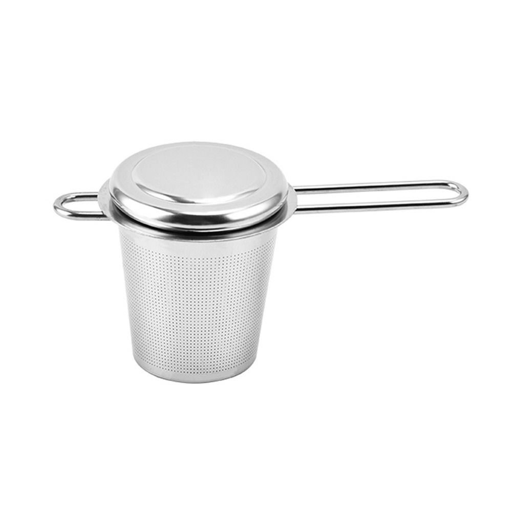 Infuser Reusable Fine Lid Stainless Steel Coffee Tea Strainer Filters Leaf Spice Filter Infuser
