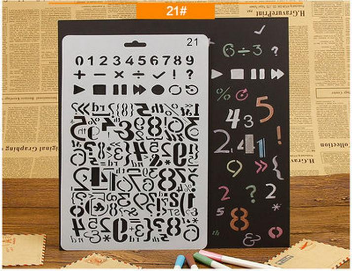 Инструменты для самостоятельного украшения альбомов: Тематическая кружевная линейка, полые шаблоны для домашних животных и принадлежности для рисования