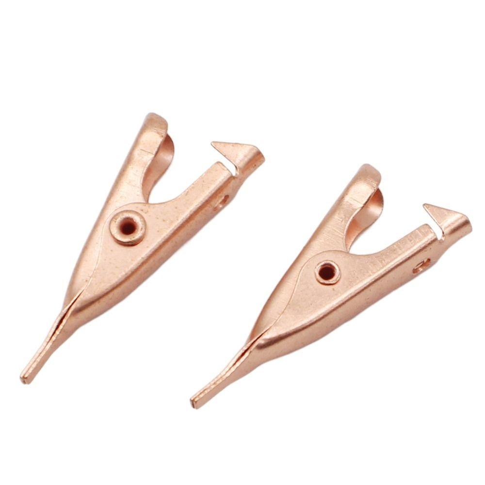 20pcs Copper Copper Plated  Alligator Clips Electrical Testing Clips  Electrical Battery Clamp Test