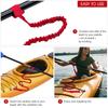 4 Pack Kayak Paddle Leash Lightweight Stretchable Coiled Kayak Rod Leash Lanyard for SUP Boating