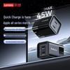 Lenovo Быстрое зарядное устройство ThinkPlus 45 Вт GaN с несколькими портами Type-C
