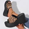 Fashion Women Slippers 2024 New Summer Elegant Wedges Sandals Platform Beach Trend High Heels Shoes Casual Slides Women Zapatos De Mujer