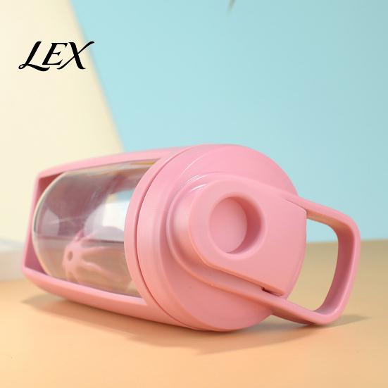 Large Capacity Shaker Bottle with Handle And Mixing Ball, Double Layer Sports Water Protein Bottle, Cup for Fitness Gym Outdoor Use Workout Supplement
