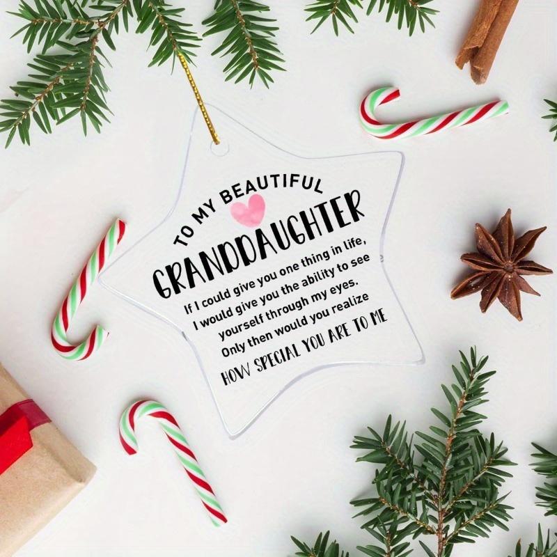 Рождественское украшение «Один особенный подарок» для внучек, идеально подходит для дней рождения и Нового года.