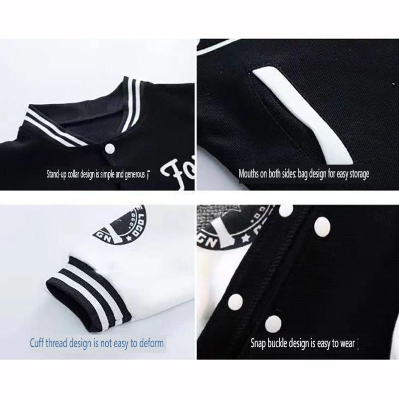 Весенне-осенняя куртка, бейсбольный костюм, одежда, черные, зеленые, стеганые пальто для подростков, хлопковая куртка, детские куртки-бомберы, маленькие детские куртки для мальчиков и девочек