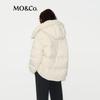 MO&Co. Women's 90% Duck Down Puff Jacket with Detachable Hood